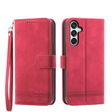 Load image into Gallery viewer, Dierfeng Dream Line TPU + PU Leather Phone Case, For Samsung Galaxy M55, For Samsung Galaxy M15 5G / F15 5G, For Samsung Galaxy Xcover 7, For Samsung Galaxy A55, For Samsung Galaxy A35, For Samsung Galaxy S24 Ultra 5G, For Samsung Galaxy S24+ 5G       ...