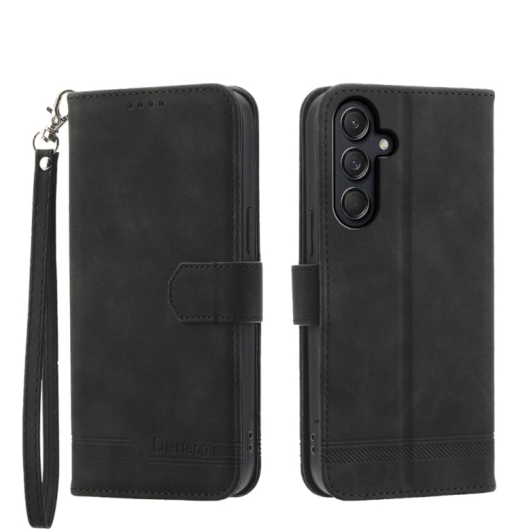 Dierfeng Dream Line TPU + PU Leather Phone Case, For Samsung Galaxy M55, For Samsung Galaxy M15 5G / F15 5G, For Samsung Galaxy Xcover 7, For Samsung Galaxy A55, For Samsung Galaxy A35, For Samsung Galaxy S24 Ultra 5G, For Samsung Galaxy S24+ 5G       ...