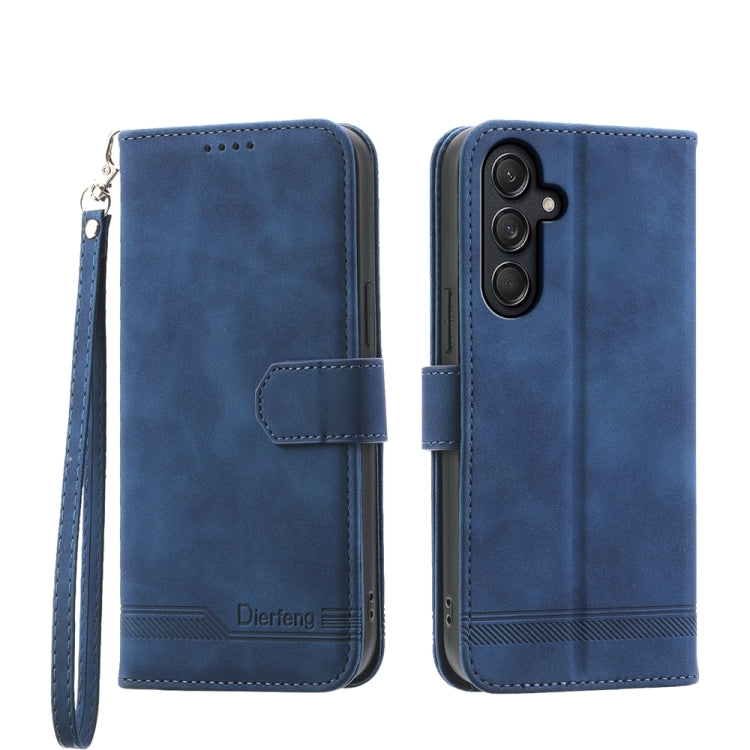 Dierfeng Dream Line TPU + PU Leather Phone Case, For Samsung Galaxy M55, For Samsung Galaxy M15 5G / F15 5G, For Samsung Galaxy Xcover 7, For Samsung Galaxy A55, For Samsung Galaxy A35, For Samsung Galaxy S24 Ultra 5G, For Samsung Galaxy S24+ 5G       ...