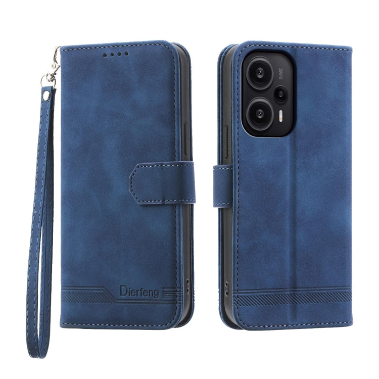 Dierfeng Dream Line TPU + PU Leather Phone Case, For Xiaomi Redmi Note 13 Pro+, For Xiaomi Redmi Note 13 Pro 5G, For Xiaomi 13T, For Xiaomi Redmi Note 12 Turbo 5G/Poco F5, For Xiaomi Redmi Note 12S 4G Global, For Xiaomi Poco X6 Pro 5G
