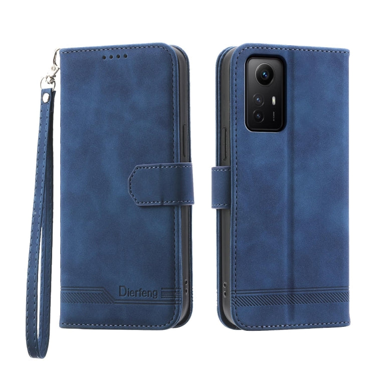 Dierfeng Dream Line TPU + PU Leather Phone Case, For Xiaomi Redmi Note 13 Pro+, For Xiaomi Redmi Note 13 Pro 5G, For Xiaomi 13T, For Xiaomi Redmi Note 12 Turbo 5G/Poco F5, For Xiaomi Redmi Note 12S 4G Global, For Xiaomi Poco X6 Pro 5G