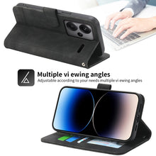Load image into Gallery viewer, Dierfeng Dream Line TPU + PU Leather Phone Case, For Xiaomi Redmi Note 13 Pro+, For Xiaomi Redmi Note 13 Pro 5G, For Xiaomi 13T, For Xiaomi Redmi Note 12 Turbo 5G/Poco F5, For Xiaomi Redmi Note 12S 4G Global, For Xiaomi Poco X6 Pro 5G
