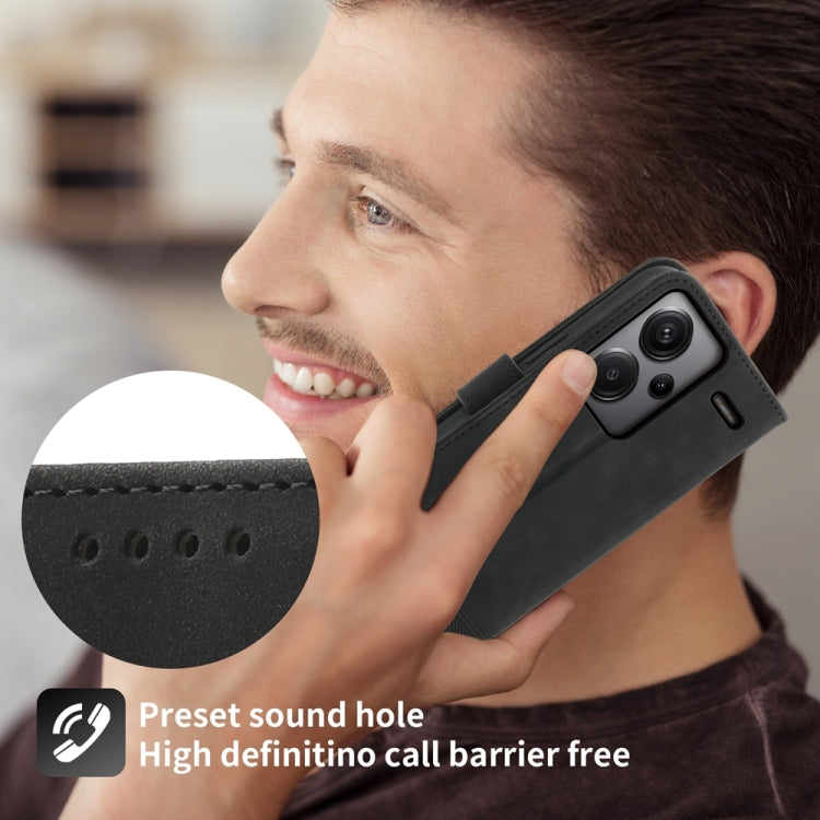 Dierfeng Dream Line TPU + PU Leather Phone Case, For Xiaomi Redmi Note 13 Pro+, For Xiaomi Redmi Note 13 Pro 5G, For Xiaomi 13T, For Xiaomi Redmi Note 12 Turbo 5G/Poco F5, For Xiaomi Redmi Note 12S 4G Global, For Xiaomi Poco X6 Pro 5G