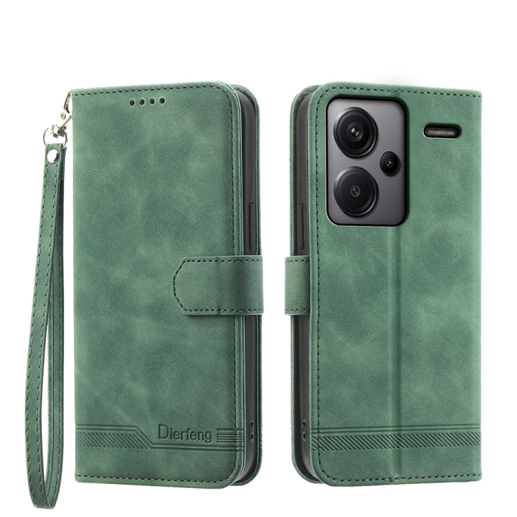 Dierfeng Dream Line TPU + PU Leather Phone Case, For Xiaomi Redmi Note 13 Pro+, For Xiaomi Redmi Note 13 Pro 5G, For Xiaomi 13T, For Xiaomi Redmi Note 12 Turbo 5G/Poco F5, For Xiaomi Redmi Note 12S 4G Global, For Xiaomi Poco X6 Pro 5G