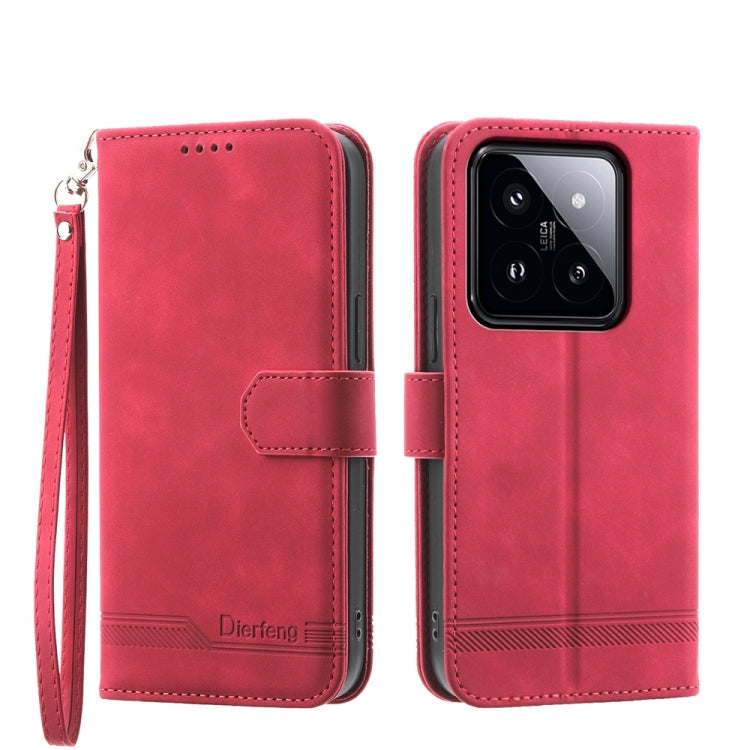 Dierfeng Dream Line TPU + PU Leather Phone Case, For Xiaomi Redmi A3, For Xiaomi Redmi Note 13 Pro 4G, For Xiaomi Redmi Note13 4G, For Xiaomi 14 Ultra, For Xiaomi 14 Pro, For Xiaomi 14, For Xiaomi Redmi Note 13 5G, For Xiaomi Redmi 13C