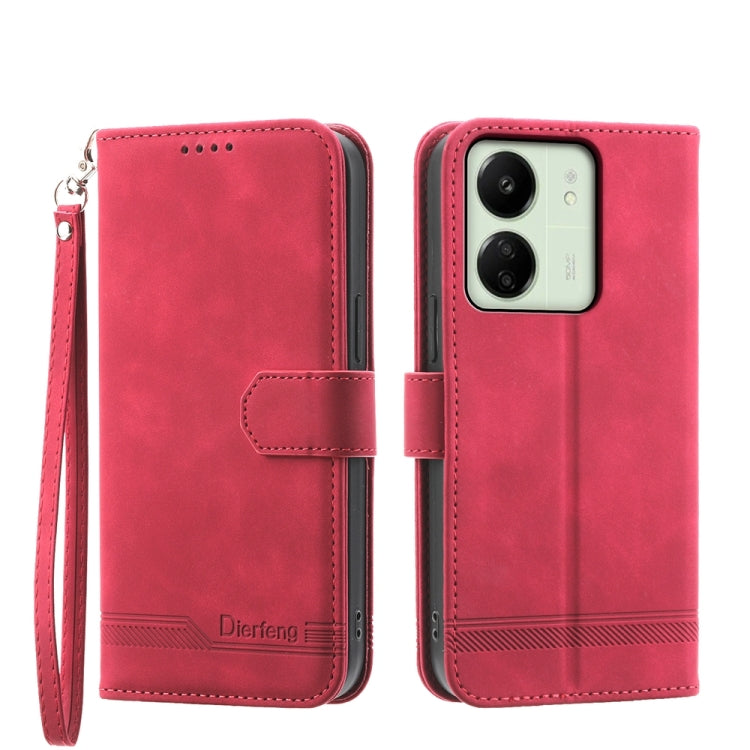Dierfeng Dream Line TPU + PU Leather Phone Case, For Xiaomi Redmi A3, For Xiaomi Redmi Note 13 Pro 4G, For Xiaomi Redmi Note13 4G, For Xiaomi 14 Ultra, For Xiaomi 14 Pro, For Xiaomi 14, For Xiaomi Redmi Note 13 5G, For Xiaomi Redmi 13C