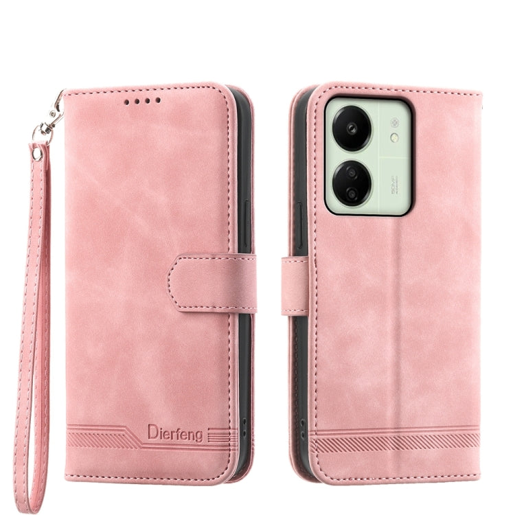 Dierfeng Dream Line TPU + PU Leather Phone Case, For Xiaomi Redmi A3, For Xiaomi Redmi Note 13 Pro 4G, For Xiaomi Redmi Note13 4G, For Xiaomi 14 Ultra, For Xiaomi 14 Pro, For Xiaomi 14, For Xiaomi Redmi Note 13 5G, For Xiaomi Redmi 13C