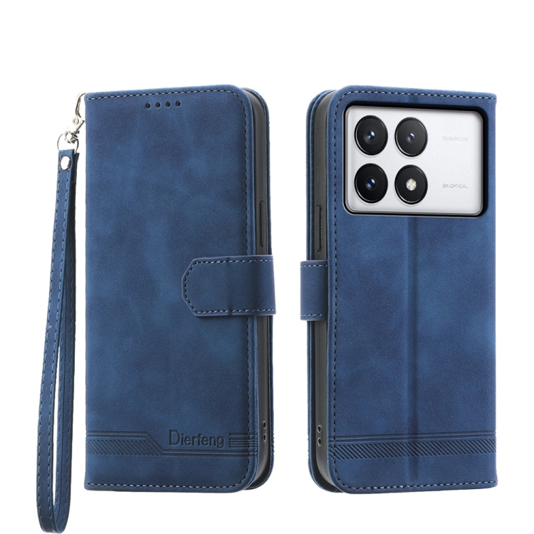 Dierfeng Dream Line TPU + PU Leather Phone Case, For Xiaomi Redmi Note 13 Pro+, For Xiaomi Redmi Note 13 Pro 5G, For Xiaomi 13T, For Xiaomi Redmi Note 12 Turbo 5G/Poco F5, For Xiaomi Redmi Note 12S 4G Global, For Xiaomi Poco X6 Pro 5G