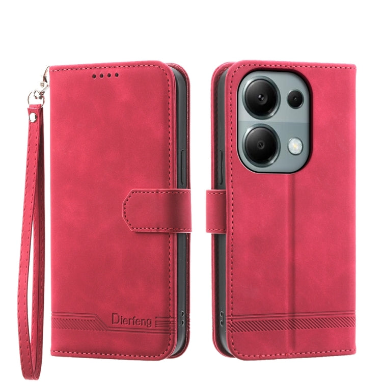 Dierfeng Dream Line TPU + PU Leather Phone Case, For Xiaomi Redmi A3, For Xiaomi Redmi Note 13 Pro 4G, For Xiaomi Redmi Note13 4G, For Xiaomi 14 Ultra, For Xiaomi 14 Pro, For Xiaomi 14, For Xiaomi Redmi Note 13 5G, For Xiaomi Redmi 13C
