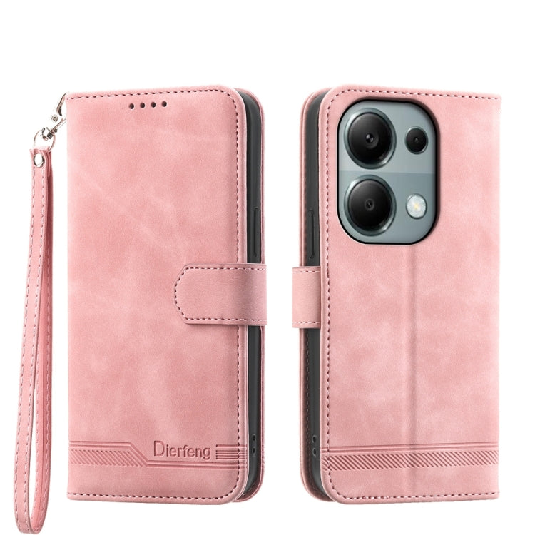 Dierfeng Dream Line TPU + PU Leather Phone Case, For Xiaomi Redmi A3, For Xiaomi Redmi Note 13 Pro 4G, For Xiaomi Redmi Note13 4G, For Xiaomi 14 Ultra, For Xiaomi 14 Pro, For Xiaomi 14, For Xiaomi Redmi Note 13 5G, For Xiaomi Redmi 13C