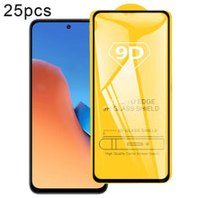 Load image into Gallery viewer, 25pcs 9D Full Glue Screen Tempered Glass Film, For Xiaomi Redmi 12 / 12R / 12 5G / Note 12R / Poco M6 Pro, For Xiaomi 13T