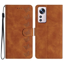 Load image into Gallery viewer, Seven Butterflies Embossed Leather Phone Case, For Xiaomi Redmi A1, For Xiaomi Redmi Note 11 Pro 5G Global, For Xiaomi 12 Lite, For Xiaomi Redmi 10A, For Xiaomi Redmi 10C, For Xiaomi Redmi Note 11 5G, For Xiaomi Redmi 10 2022, For Xiaomi 12 Pro