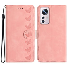 Load image into Gallery viewer, Seven Butterflies Embossed Leather Phone Case, For Xiaomi Redmi A1, For Xiaomi Redmi Note 11 Pro 5G Global, For Xiaomi 12 Lite, For Xiaomi Redmi 10A, For Xiaomi Redmi 10C, For Xiaomi Redmi Note 11 5G, For Xiaomi Redmi 10 2022, For Xiaomi 12 Pro