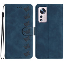 Load image into Gallery viewer, Seven Butterflies Embossed Leather Phone Case, For Xiaomi Redmi A1, For Xiaomi Redmi Note 11 Pro 5G Global, For Xiaomi 12 Lite, For Xiaomi Redmi 10A, For Xiaomi Redmi 10C, For Xiaomi Redmi Note 11 5G, For Xiaomi Redmi 10 2022, For Xiaomi 12 Pro