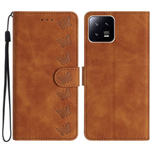 Load image into Gallery viewer, Seven Butterflies Embossed Leather Phone Case, For Xiaomi Redmi 13C 4G, For Xiaomi 13T, For Xiaomi Mi 11 Lite, For Xiaomi Redmi Note 12 Pro 5G Global, For Xiaomi Redmi Note 12 5G Global, For Xiaomi 13 Pro, For Xiaomi 13, For Xiaomi 12T / 12T Pro