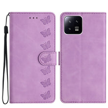 Load image into Gallery viewer, Seven Butterflies Embossed Leather Phone Case, For Xiaomi Redmi 13C 4G, For Xiaomi 13T, For Xiaomi Mi 11 Lite, For Xiaomi Redmi Note 12 Pro 5G Global, For Xiaomi Redmi Note 12 5G Global, For Xiaomi 13 Pro, For Xiaomi 13, For Xiaomi 12T / 12T Pro