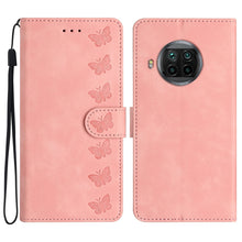 Load image into Gallery viewer, Seven Butterflies Embossed Leather Phone Case, For Xiaomi Redmi Note 9 5G / Note 9T, For Xiaomi Mi 10T Lite, For Xiaomi Mi 10T / 10T Pro, For Xiaomi Redmi 9A, For Xiaomi Redmi 9, For Xiaomi Redmi 9C, For Xiaomi Redmi Note 8T