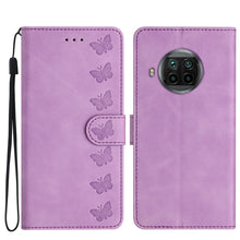 Load image into Gallery viewer, Seven Butterflies Embossed Leather Phone Case, For Xiaomi Redmi Note 9 5G / Note 9T, For Xiaomi Mi 10T Lite, For Xiaomi Mi 10T / 10T Pro, For Xiaomi Redmi 9A, For Xiaomi Redmi 9, For Xiaomi Redmi 9C, For Xiaomi Redmi Note 8T