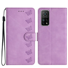 Load image into Gallery viewer, Seven Butterflies Embossed Leather Phone Case, For Xiaomi Redmi Note 9 5G / Note 9T, For Xiaomi Mi 10T Lite, For Xiaomi Mi 10T / 10T Pro, For Xiaomi Redmi 9A, For Xiaomi Redmi 9, For Xiaomi Redmi 9C, For Xiaomi Redmi Note 8T