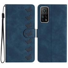 Load image into Gallery viewer, Seven Butterflies Embossed Leather Phone Case, For Xiaomi Redmi Note 9 5G / Note 9T, For Xiaomi Mi 10T Lite, For Xiaomi Mi 10T / 10T Pro, For Xiaomi Redmi 9A, For Xiaomi Redmi 9, For Xiaomi Redmi 9C, For Xiaomi Redmi Note 8T