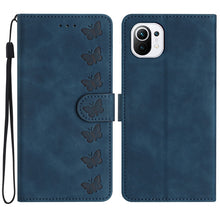 Load image into Gallery viewer, Seven Butterflies Embossed Leather Phone Case, For Xiaomi Redmi 13C 4G, For Xiaomi 13T, For Xiaomi Mi 11 Lite, For Xiaomi Redmi Note 12 Pro 5G Global, For Xiaomi Redmi Note 12 5G Global, For Xiaomi 13 Pro, For Xiaomi 13, For Xiaomi 12T / 12T Pro