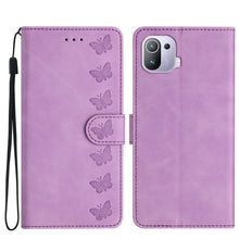 Load image into Gallery viewer, Seven Butterflies Embossed Leather Phone Case, For Xiaomi 11T / 11T Pro, For Xiaomi Redmi 10, For Xiaomi Mi 11 Ultra, For Xiaomi Mi 11 Pro, For Xiaomi Redmi Note 10 5G, For Xiaomi Redmi 9A, For Xiaomi Redmi 9, For Xiaomi Redmi 9C