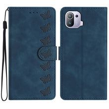 Load image into Gallery viewer, Seven Butterflies Embossed Leather Phone Case, For Xiaomi 11T / 11T Pro, For Xiaomi Redmi 10, For Xiaomi Mi 11 Ultra, For Xiaomi Mi 11 Pro, For Xiaomi Redmi Note 10 5G, For Xiaomi Redmi 9A, For Xiaomi Redmi 9, For Xiaomi Redmi 9C