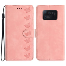 Load image into Gallery viewer, Seven Butterflies Embossed Leather Phone Case, For Xiaomi 11T / 11T Pro, For Xiaomi Redmi 10, For Xiaomi Mi 11 Ultra, For Xiaomi Mi 11 Pro, For Xiaomi Redmi Note 10 5G, For Xiaomi Redmi 9A, For Xiaomi Redmi 9, For Xiaomi Redmi 9C