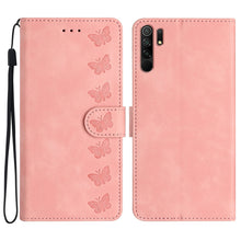 Load image into Gallery viewer, Seven Butterflies Embossed Leather Phone Case, For Xiaomi Redmi Note 9 5G / Note 9T, For Xiaomi Mi 10T Lite, For Xiaomi Mi 10T / 10T Pro, For Xiaomi Redmi 9A, For Xiaomi Redmi 9, For Xiaomi Redmi 9C, For Xiaomi Redmi Note 8T
