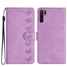 Load image into Gallery viewer, Seven Butterflies Embossed Leather Phone Case, For Xiaomi Redmi Note 9 5G / Note 9T, For Xiaomi Mi 10T Lite, For Xiaomi Mi 10T / 10T Pro, For Xiaomi Redmi 9A, For Xiaomi Redmi 9, For Xiaomi Redmi 9C, For Xiaomi Redmi Note 8T