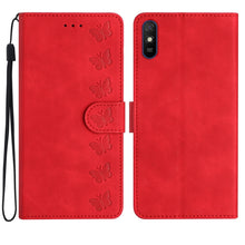 Load image into Gallery viewer, Seven Butterflies Embossed Leather Phone Case, For Xiaomi Redmi Note 9 5G / Note 9T, For Xiaomi Mi 10T Lite, For Xiaomi Mi 10T / 10T Pro, For Xiaomi Redmi 9A, For Xiaomi Redmi 9, For Xiaomi Redmi 9C, For Xiaomi Redmi Note 8T