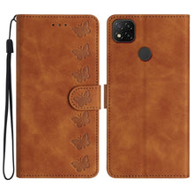 Load image into Gallery viewer, Seven Butterflies Embossed Leather Phone Case, For Xiaomi Redmi Note 9 5G / Note 9T, For Xiaomi Mi 10T Lite, For Xiaomi Mi 10T / 10T Pro, For Xiaomi Redmi 9A, For Xiaomi Redmi 9, For Xiaomi Redmi 9C, For Xiaomi Redmi Note 8T