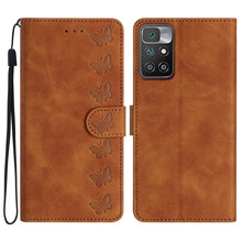 Load image into Gallery viewer, Seven Butterflies Embossed Leather Phone Case, For Xiaomi 11T / 11T Pro, For Xiaomi Redmi 10, For Xiaomi Mi 11 Ultra, For Xiaomi Mi 11 Pro, For Xiaomi Redmi Note 10 5G, For Xiaomi Redmi 9A, For Xiaomi Redmi 9, For Xiaomi Redmi 9C