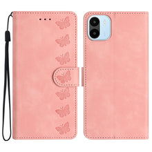Load image into Gallery viewer, Seven Butterflies Embossed Leather Phone Case, For Xiaomi Redmi A1, For Xiaomi Redmi Note 11 Pro 5G Global, For Xiaomi 12 Lite, For Xiaomi Redmi 10A, For Xiaomi Redmi 10C, For Xiaomi Redmi Note 11 5G, For Xiaomi Redmi 10 2022, For Xiaomi 12 Pro