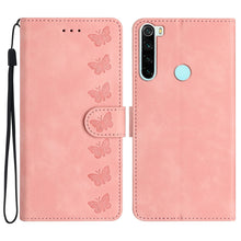 Load image into Gallery viewer, Seven Butterflies Embossed Leather Phone Case, For Xiaomi Redmi Note 8T
