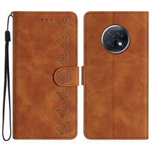 Load image into Gallery viewer, Seven Butterflies Embossed Leather Phone Case, For Xiaomi Redmi Note 9 5G / Note 9T, For Xiaomi Mi 10T Lite, For Xiaomi Mi 10T / 10T Pro, For Xiaomi Redmi 9A, For Xiaomi Redmi 9, For Xiaomi Redmi 9C, For Xiaomi Redmi Note 8T