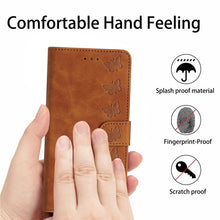 Load image into Gallery viewer, Seven Butterflies Embossed Leather Phone Case, For Xiaomi Redmi Note 9 5G / Note 9T, For Xiaomi Mi 10T Lite, For Xiaomi Mi 10T / 10T Pro, For Xiaomi Redmi 9A, For Xiaomi Redmi 9, For Xiaomi Redmi 9C, For Xiaomi Redmi Note 8T