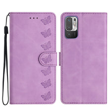 Load image into Gallery viewer, Seven Butterflies Embossed Leather Phone Case, For Xiaomi 11T / 11T Pro, For Xiaomi Redmi 10, For Xiaomi Mi 11 Ultra, For Xiaomi Mi 11 Pro, For Xiaomi Redmi Note 10 5G, For Xiaomi Redmi 9A, For Xiaomi Redmi 9, For Xiaomi Redmi 9C