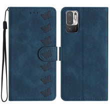 Load image into Gallery viewer, Seven Butterflies Embossed Leather Phone Case, For Xiaomi 11T / 11T Pro, For Xiaomi Redmi 10, For Xiaomi Mi 11 Ultra, For Xiaomi Mi 11 Pro, For Xiaomi Redmi Note 10 5G, For Xiaomi Redmi 9A, For Xiaomi Redmi 9, For Xiaomi Redmi 9C