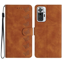 Load image into Gallery viewer, Seven Butterflies Embossed Leather Phone Case, For Xiaomi 11T / 11T Pro, For Xiaomi Redmi 10, For Xiaomi Mi 11 Ultra, For Xiaomi Mi 11 Pro, For Xiaomi Redmi Note 10 5G, For Xiaomi Redmi Note 10 4G, For Xiaomi Redmi Note 10 Pro, For Xiaomi Redmi K40