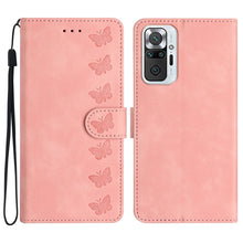 Load image into Gallery viewer, Seven Butterflies Embossed Leather Phone Case, For Xiaomi 11T / 11T Pro, For Xiaomi Redmi 10, For Xiaomi Mi 11 Ultra, For Xiaomi Mi 11 Pro, For Xiaomi Redmi Note 10 5G, For Xiaomi Redmi Note 10 4G, For Xiaomi Redmi Note 10 Pro, For Xiaomi Redmi K40