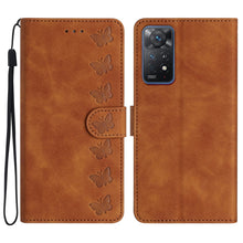 Load image into Gallery viewer, Seven Butterflies Embossed Leather Phone Case, For Xiaomi Redmi A1, For Xiaomi Redmi Note 11 Pro 5G Global, For Xiaomi 12 Lite, For Xiaomi Redmi 10A, For Xiaomi Redmi 10C, For Xiaomi Redmi Note 11 5G, For Xiaomi Redmi 10 2022, For Xiaomi 12 Pro