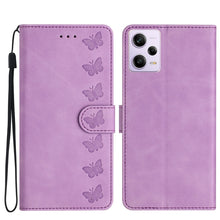 Load image into Gallery viewer, Seven Butterflies Embossed Leather Phone Case, For Xiaomi Redmi 13C 4G, For Xiaomi 13T, For Xiaomi Mi 11 Lite, For Xiaomi Redmi Note 12 Pro 5G Global, For Xiaomi Redmi Note 12 5G Global, For Xiaomi 13 Pro, For Xiaomi 13, For Xiaomi 12T / 12T Pro