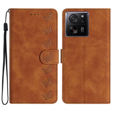 Load image into Gallery viewer, Seven Butterflies Embossed Leather Phone Case, For Xiaomi Redmi 13C 4G, For Xiaomi 13T, For Xiaomi Mi 11 Lite, For Xiaomi Redmi Note 12 Pro 5G Global, For Xiaomi Redmi Note 12 5G Global, For Xiaomi 13 Pro, For Xiaomi 13, For Xiaomi 12T / 12T Pro