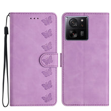 Load image into Gallery viewer, Seven Butterflies Embossed Leather Phone Case, For Xiaomi Redmi 13C 4G, For Xiaomi 13T, For Xiaomi Mi 11 Lite, For Xiaomi Redmi Note 12 Pro 5G Global, For Xiaomi Redmi Note 12 5G Global, For Xiaomi 13 Pro, For Xiaomi 13, For Xiaomi 12T / 12T Pro