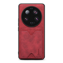 Load image into Gallery viewer, Denior PU Back Cover Card Slot Holder Phone Case, For Xiaomi 13 Ultra