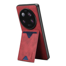 Load image into Gallery viewer, Denior PU Back Cover Card Slot Holder Phone Case, For Xiaomi 13 Ultra