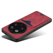 Load image into Gallery viewer, Denior PU Back Cover Card Slot Holder Phone Case, For Xiaomi 13 Ultra