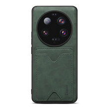 Load image into Gallery viewer, Denior PU Back Cover Card Slot Holder Phone Case, For Xiaomi 13 Ultra