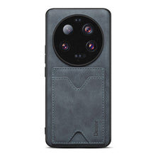 Load image into Gallery viewer, Denior PU Back Cover Card Slot Holder Phone Case, For Xiaomi 13 Ultra
